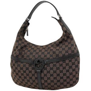 Gucci GG Pattern Shoulder Bag One Shoulder Bag GG Canvas Brown 257292 Women